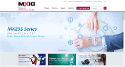 Desktop Screenshot of mxic.com.tw